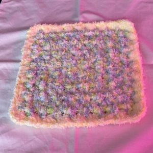 Hand crochet baby snuggle blanket